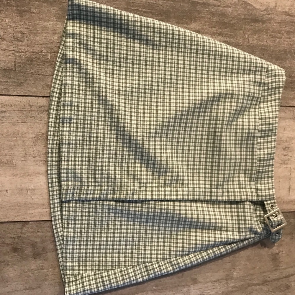 Brandy Melville/ John Galt Plaid Buckle Mini skirt